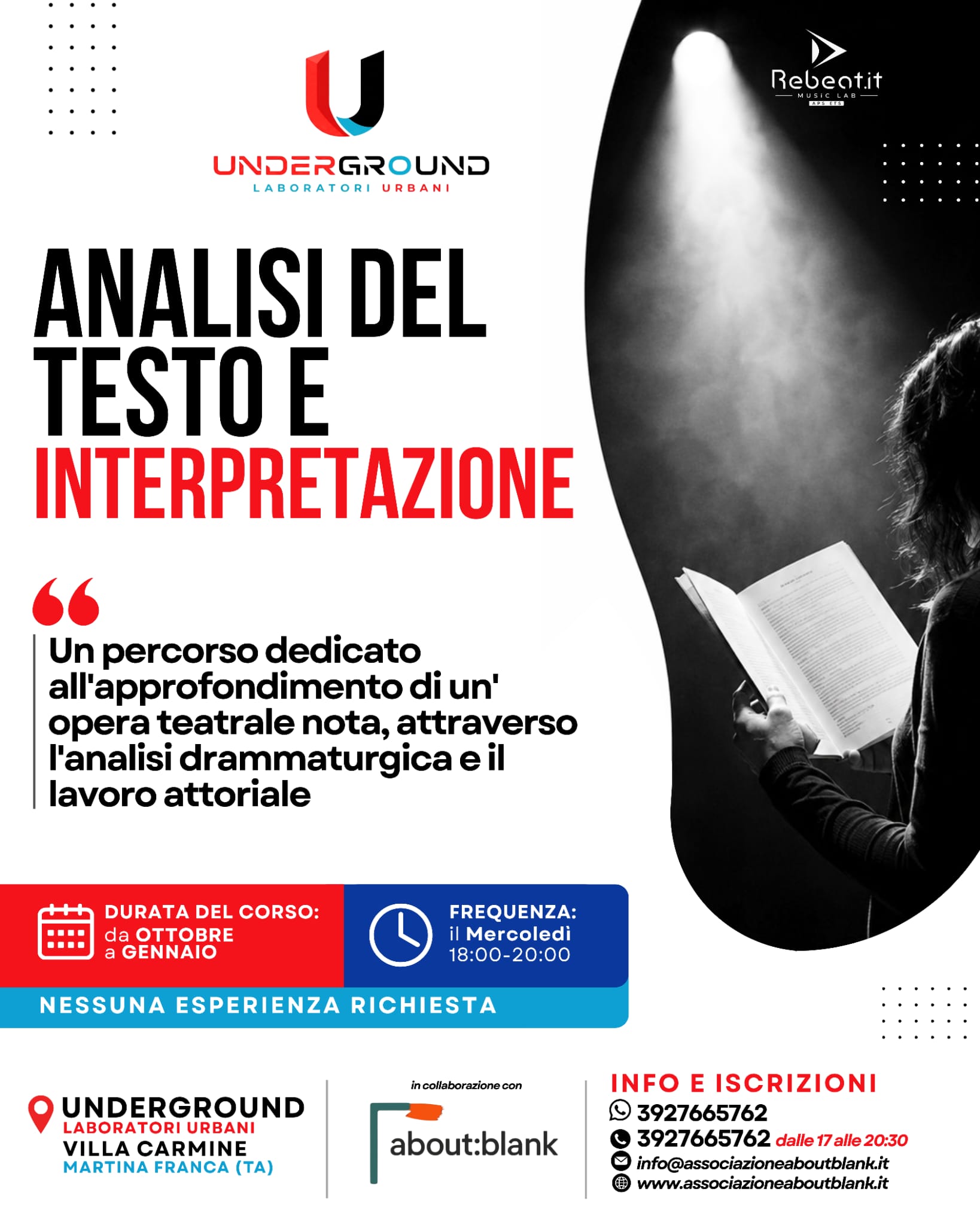 Locandina Underground: analisi testo interpretazione