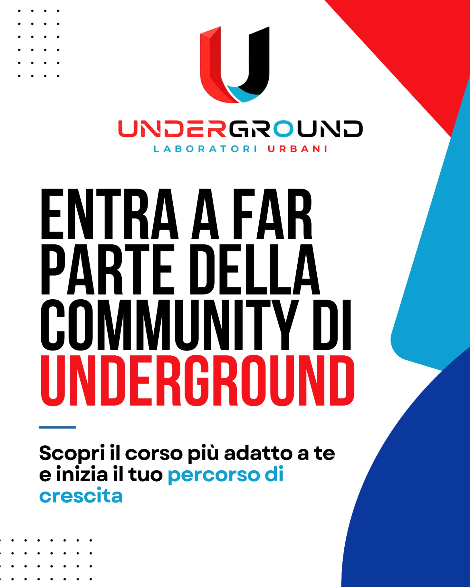 Locandina Underground: community underground